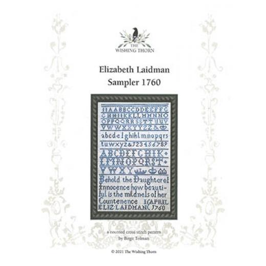 Stickvorlage The Wishing Thorn - Elizabeth Laidman Sampler 1760