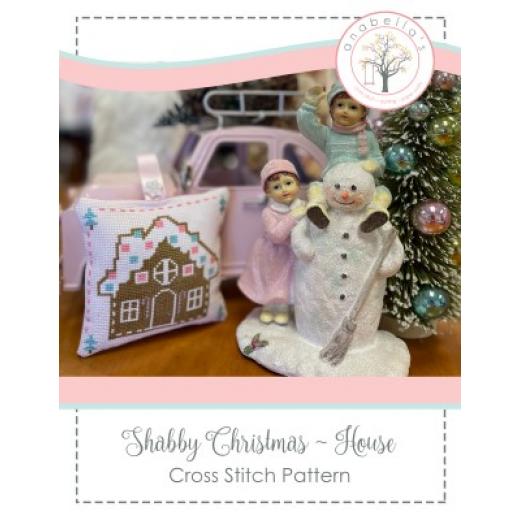 Shabby Christmas House - Anabellas (Stickvorlage)
