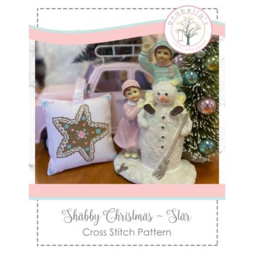 Shabby Christmas Star - Anabellas (Stickvorlage)