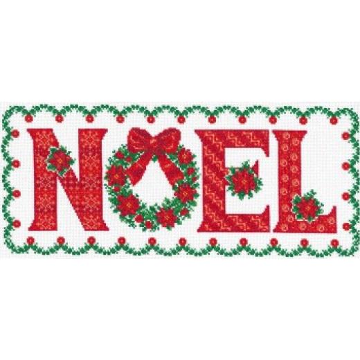 Stickvorlage Imaginating - Wreath Noel