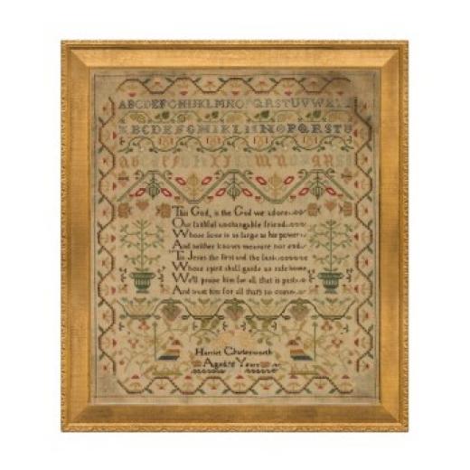 Stickvorlage The Wishing Thorn - Harriet Charlesworth Sampler 1822