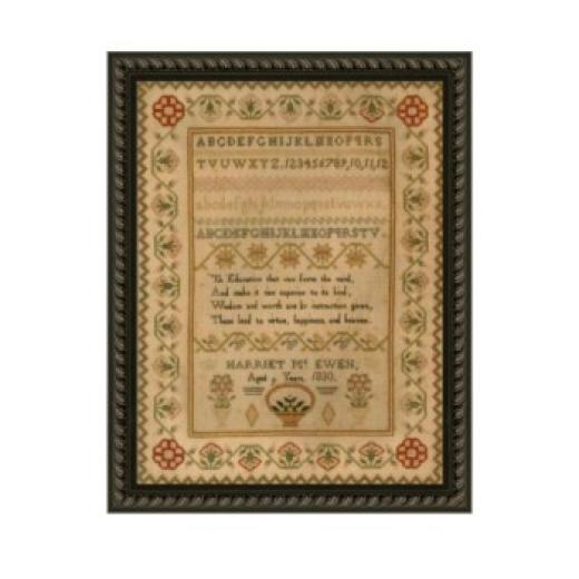 Stickvorlage The Wishing Thorn - Harriet McEwen Sampler 1830