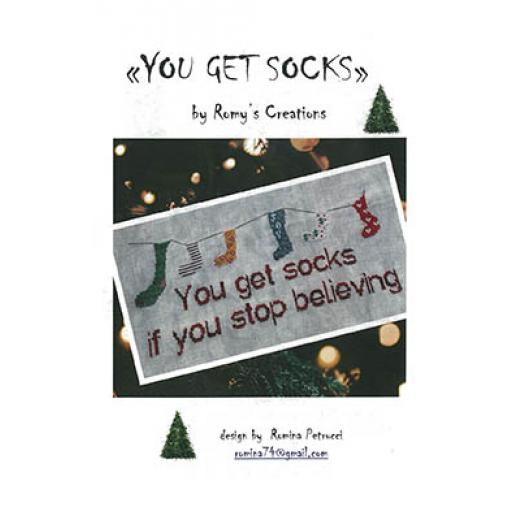 Stickvorlage Romys Creations - You Get Socks