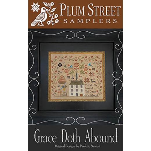 Stickvorlage Plum Street Samplers - Grace Doth Abound