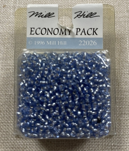 Mill Hill Seed Beads 02026 - Crystal Blue Economy Pack Ø 2,2 mm