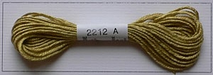 Soie dAlger Seidenstickgarn - Farbe 2212 warmes gelbgrün