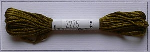 Soie dAlger Seidenstickgarn - Farbe 2225 kühles gelb extra