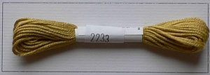 Soie dAlger Seidenstickgarn - Farbe 2233 warmes gelb