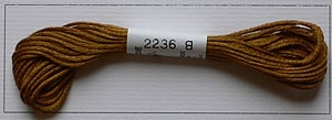 Soie dAlger Seidenstickgarn - Farbe 2236 warmes gelb