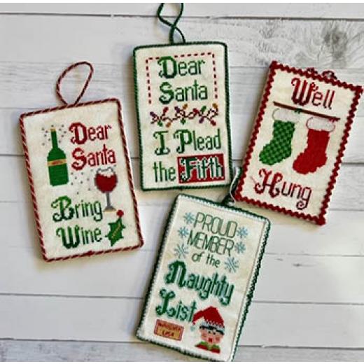 Stickvorlage Pickle Barrel Designs - Christmas Spin 4-Pack