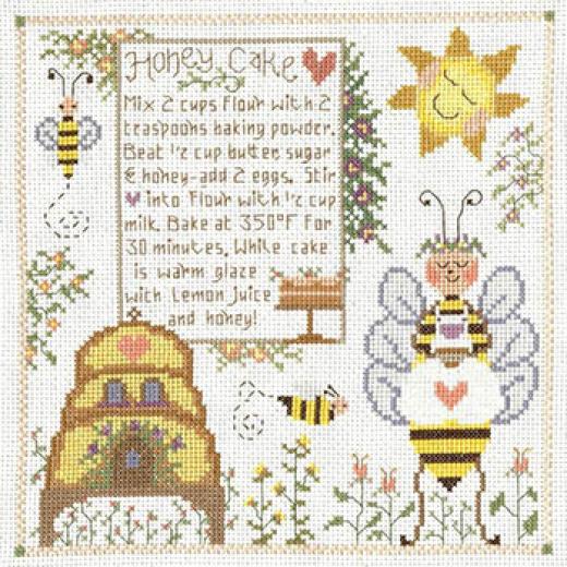 Stickvorlage Imaginating - Queen Bee Cake - Ausverkauf