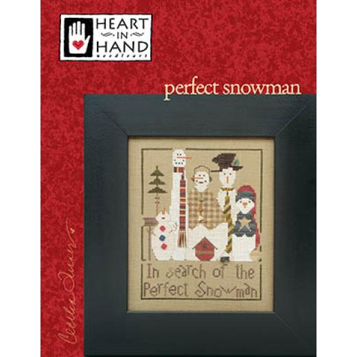 Stickvorlage Heart In Hand Needleart - Perfect Snowman