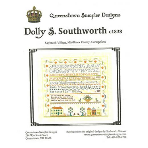 Stickvorlage Queenstown Sampler Designs - Dolly S. Southworth 1838