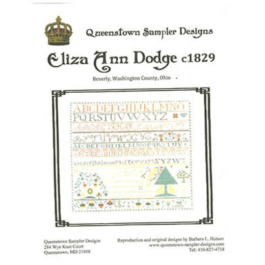 Eliza Ann Dodge 1829 - Queenstown Sampler Designs (Stickvorlage)