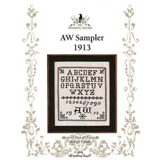 Stickvorlage The Wishing Thorn - AW Sampler 1913