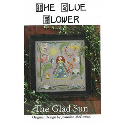 Stickvorlage The Blue Flower - Glad Sun