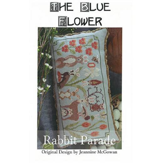 Stickvorlage The Blue Flower - Rabbit Parade