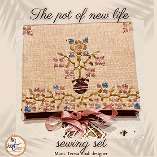 Stickvorlage MTV Designs - Pot Of New Life Sewing Set