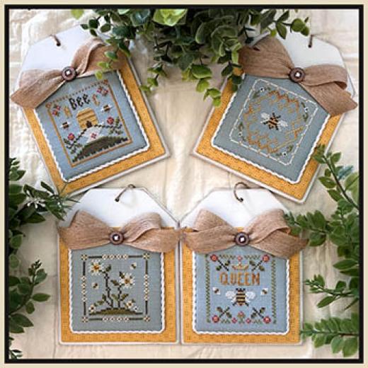 Cross Stitch Petites Bumblebee Petites - Little House Needleworks (Stickvorlage)