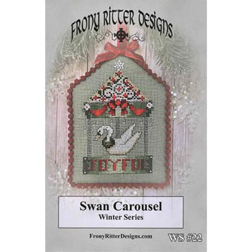 Stickvorlage Frony Ritter Designs - Swan Carousel