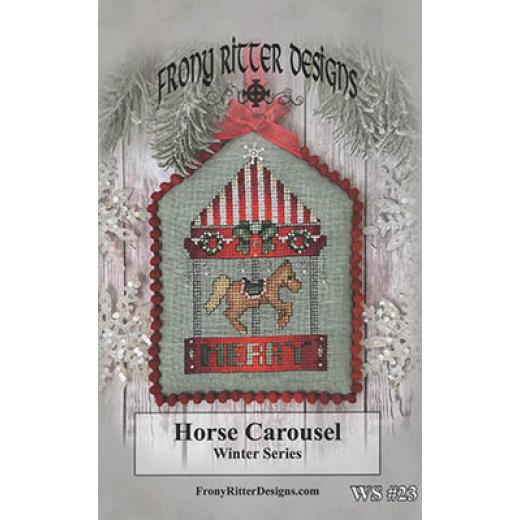 Stickvorlage Frony Ritter Designs - Horse Carousel