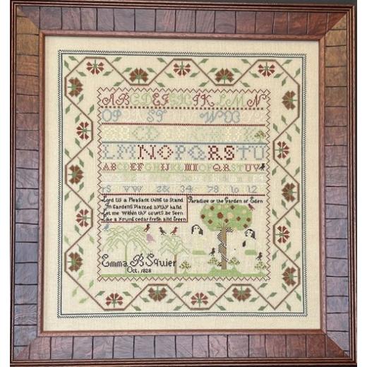 Queenstown Sampler Designs - Emma B. Squier 1828