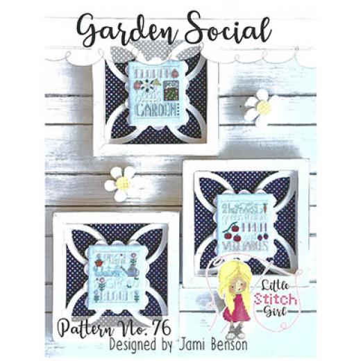 Garden Social - Little Stitch Girl (Stickvorlage)