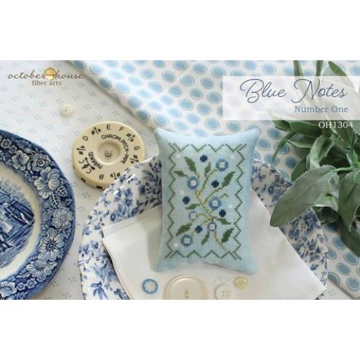 October House Fiber Arts - Blue Notes - Number One