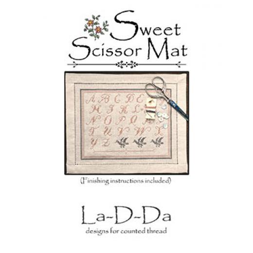 Stickvorlage La D Da - Sweet Scissor Mat