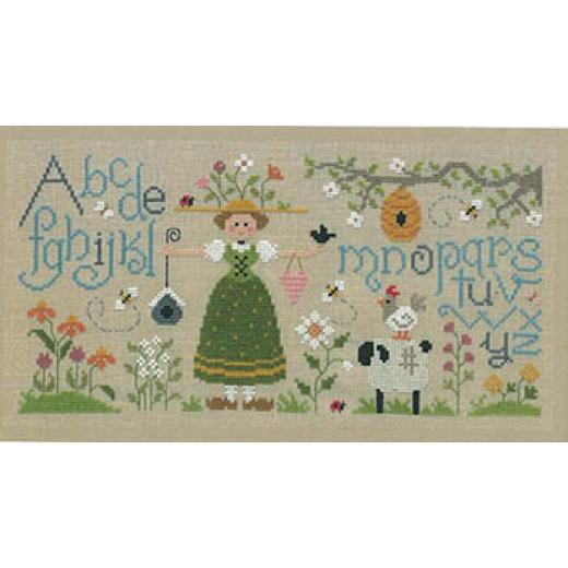 Dame Nature Du Printemps - Jardin Privé (Stickvorlage)