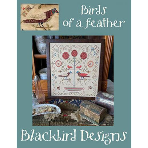 Stickvorlage Blackbird Designs - Birds Of A Feather