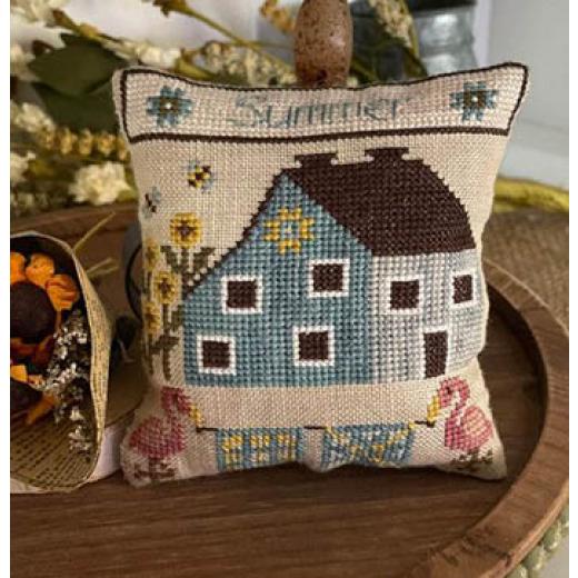 Stickvorlage Mani Di Donna - Seasonal Saltbox House - Summer