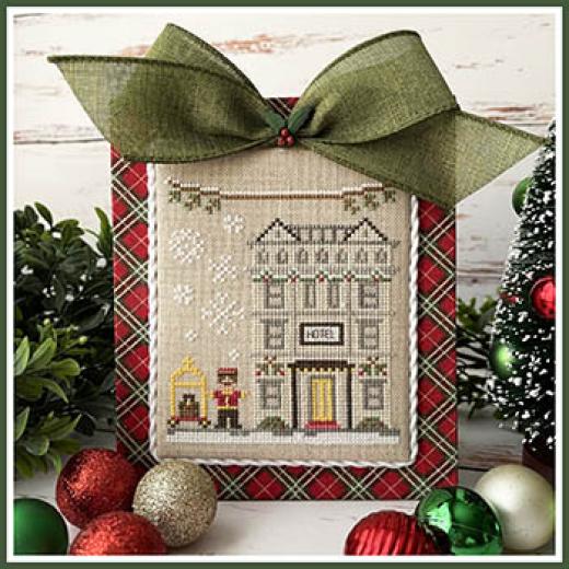 Stickvorlage Country Cottage Needleworks - Big City Christmas - Hotel