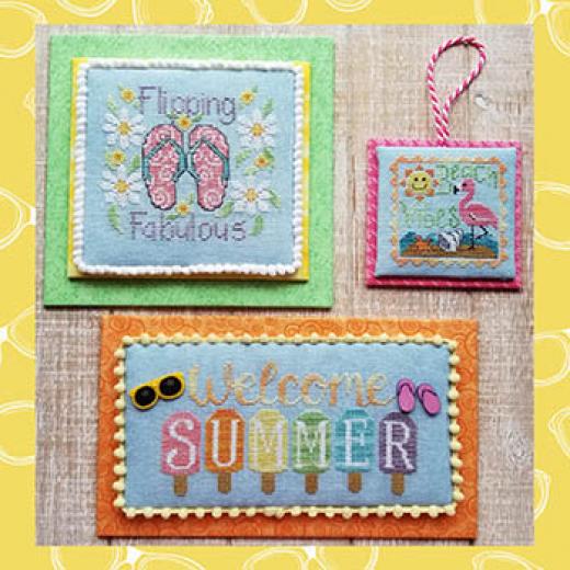 Stickvorlage Waxing Moon Designs - Summer Vibes