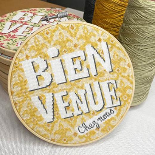 Stickvorlage Lilipoints - Bienvenue - Tapestry (W013)