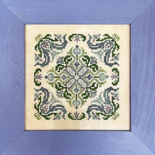 Ink Circles - Blue Tulips