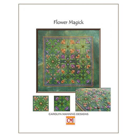 Stickvorlage CM Designs - Flower Magick