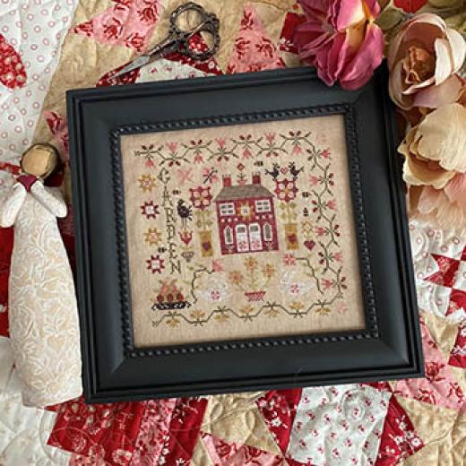 Summer Garden At Cranberry Manor - Pansy Patch Quilts & Stitchery (Stickvorlage)