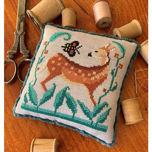 Stickvorlage Carriage House Samplings - Fawn & Friend