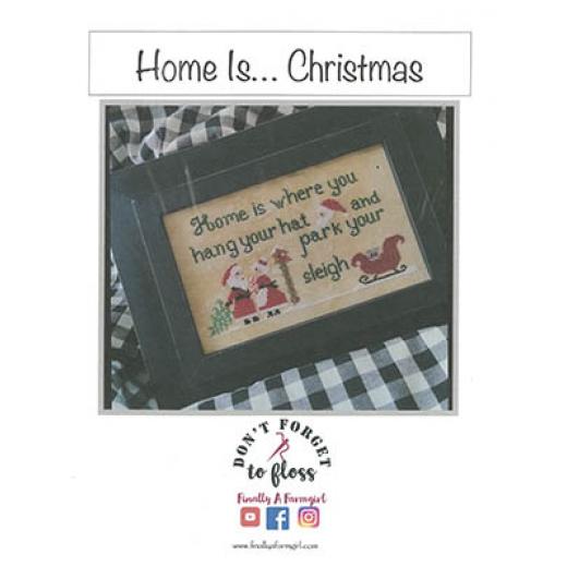 Stickvorlage Finally A Farmgirl Designs - Home Is...Christmas
