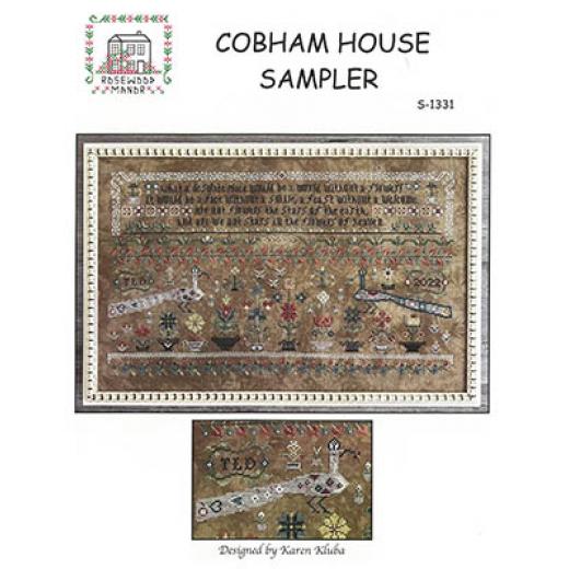 Stickvorlage Rosewood Manor Designs - Cobham House Sampler