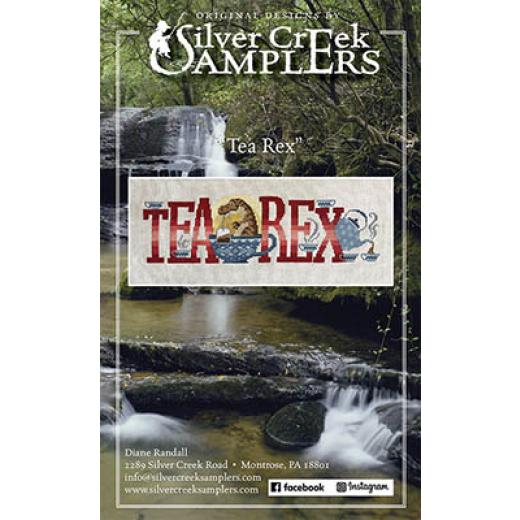 Stickvorlage Silver Creek Samplers - Tea Rex
