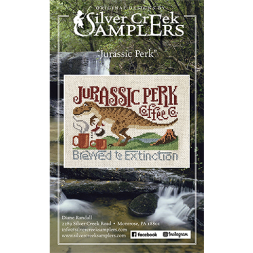 Stickvorlage Silver Creek Samplers - Jurassic Perk