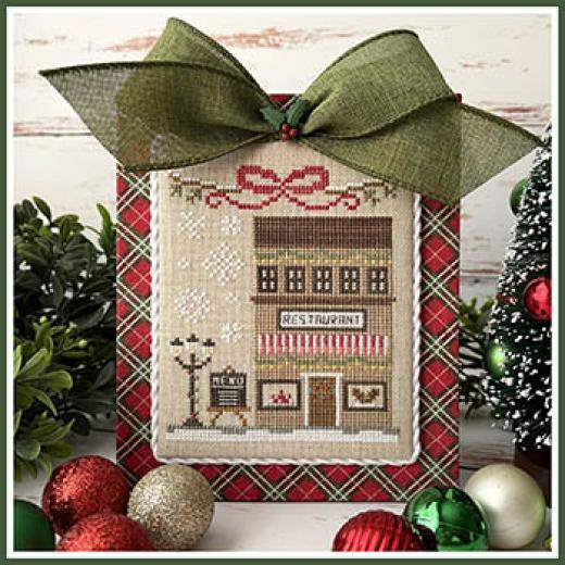 Stickvorlage Country Cottage Needleworks - Big City Christmas - Restaurant