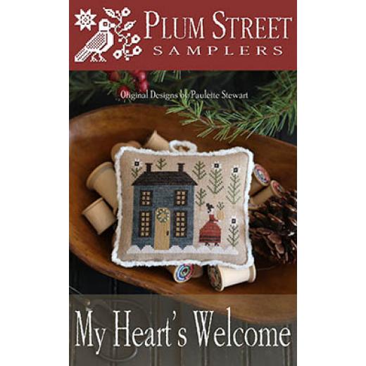 Stickvorlage Plum Street Samplers - My Hearts Welcome