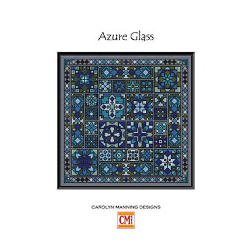 Stickvorlage CM Designs - Azure Glass