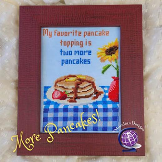 Stickvorlage Meridian Designs - More Pancakes!