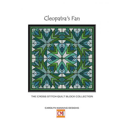 Stickvorlage CM Designs - Cleopatras Fan