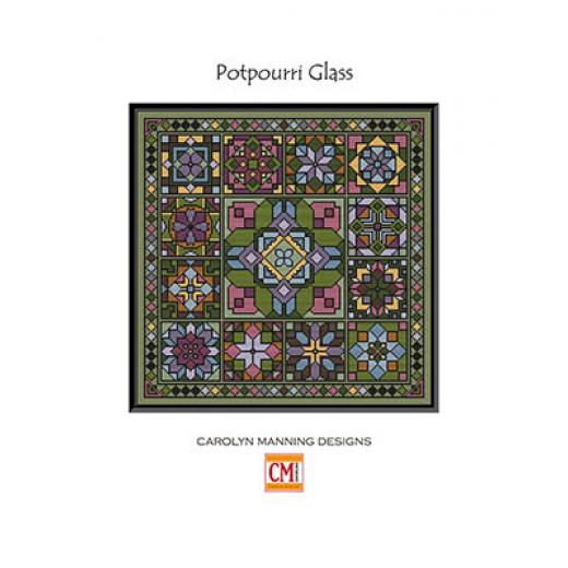 Stickvorlage CM Designs - Potpourri Glass
