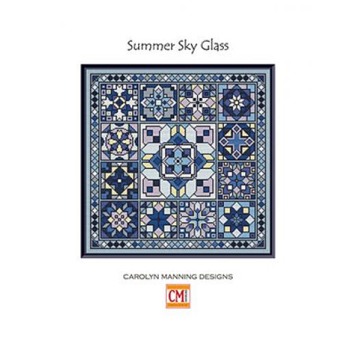 Stickvorlage CM Designs - Summer Sky Glass